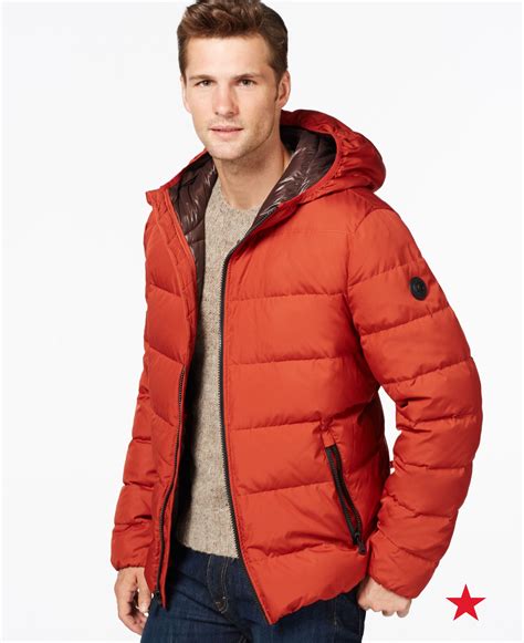 michael kors men's coat|michael kors down jacket men's.